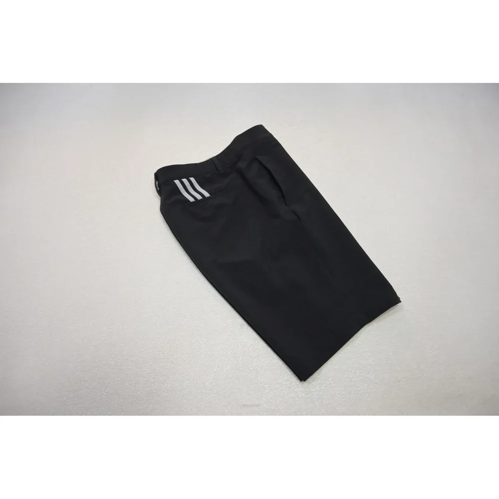 Adidas Golf Shorts‎ Mens 34 Black Excellent Performance Athletic Flat Front